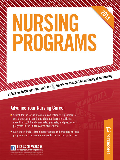 Title details for Nursing Programs 2013 by Peterson's - Available